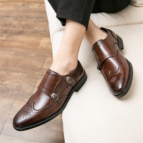 YZABEL Leather Elegant Wedding Social Oxfords Shoes Man Comfort Walking Shoes for Male Round Toe Slip-On Solid Handmade Dress Shoes for Men4