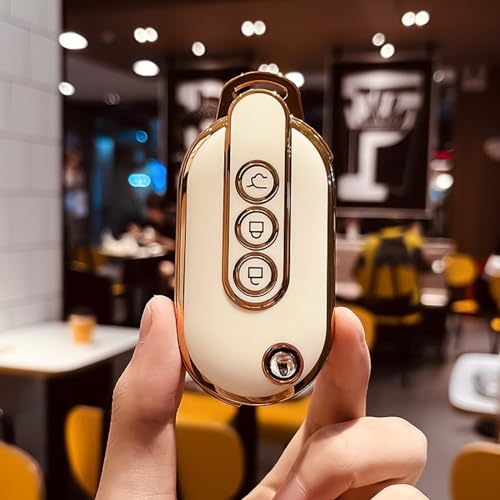 Funda de llave para Wuling Mini EV en TPU premium con acabado elegante y protección integral 3