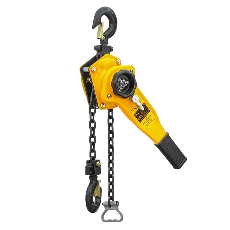 Paranco elettrico Filo manuale in acciaio al manganese Gancio per trazione manuale Strumento di sollevamento Leva Piccola catena a mano Paranco per trazione manuale 3M montacarichi da balcone(3M,1000