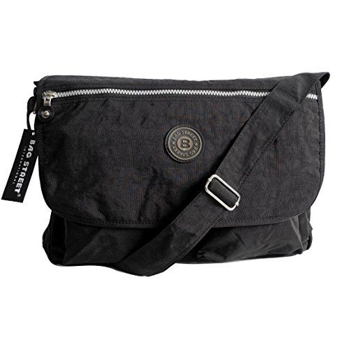 Bag Street -präsentiert von ZMOKA®, Sac bandoulière  Unisexe Adulte, noir (Noir) - 0