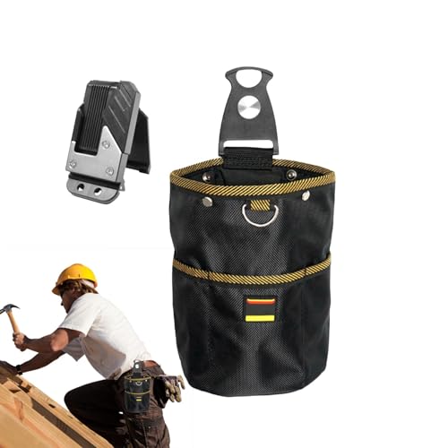 Sac à outils de taille pour menuiserie et charpentier compact et organisé