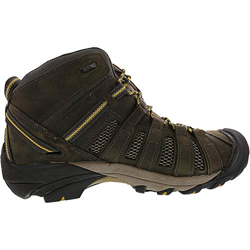 Keen Men's Voyageur Mid Height Breathable Hiking Boots, Raven/Tawny Olive, 10 #TOP1