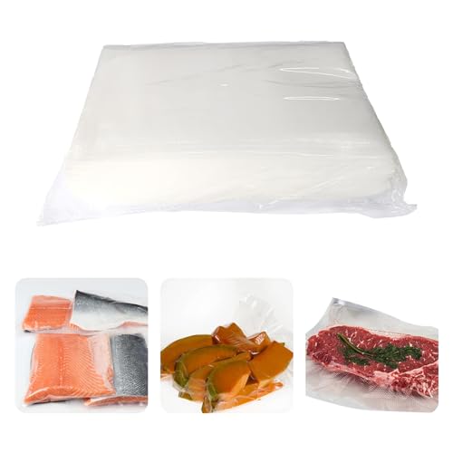 Vakuumierbeutel 25x17cm/ 100 Stück,BPA-Frei,Geprägt, Sous-Vide-Gefrierbeutel, Reißfest, für Vakuumierer und Folienschweißgeräte Geeignet