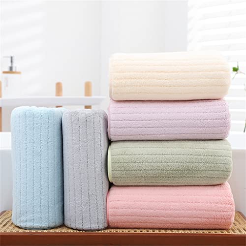 Toalla de baño absorbente de algodón con doble uso como chal textil de hogar 2