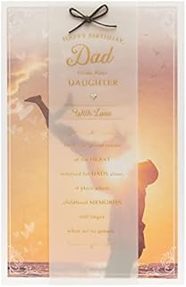 UK Greetings from Daughter Birthday Card - for Him - Sentimental, 725740-0-1, Multi