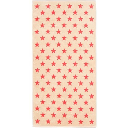 Cawö Handtücher New Stars Sterne klein 6261 beige/pink - 32