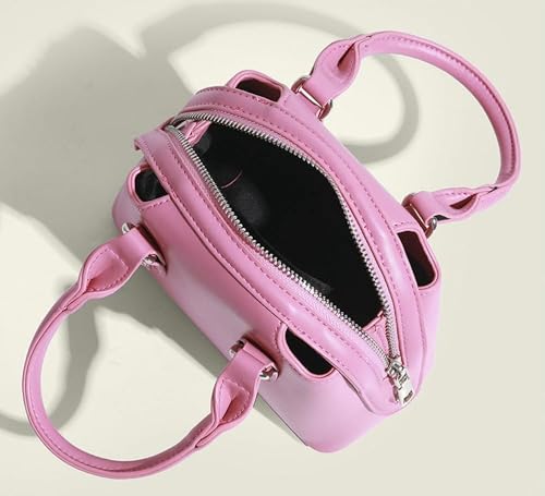 Bolso tote para mujer, estilo hobo, bandolera y crossbody, pequeño, para colegio o trabajo, color blanco miniatura 2