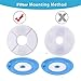 PK.ZTopia 12-Pack Cat Water Fountain Filter, Pet Fountain Filters, Filters for Pet Water Fountains,Round Replacement Cat Filters for 84oz/2.5L Water Fountain