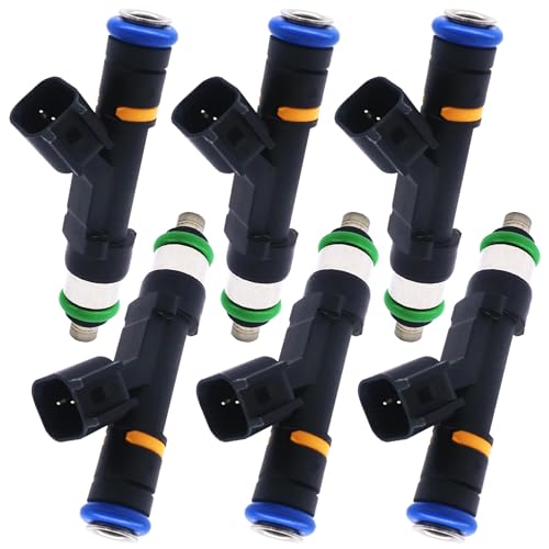 HiSport 0280158119 Fuel Injectors 6 PCS 4 Holes Compatible with