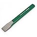 Aexit Green Chrome-Vanadium Special Tool Steel Flat Cold Chisel 16mm x 10mm x 150mm Model:26as444qo413