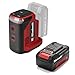 Einhell Akku-Energiestation TC-ES 18/150/1 Li Power X-Change (18 V, kompakter Wechselrichter, 230-V-Anschluss, USB-A- & USB-C-PD-Anschluss, inkl. 4,0Ah Akku & Ladegerät)