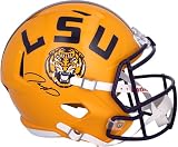 Jayden Daniels LSU Tigers Autographed Riddell Speed Replica Helmet - Autographed College Helmets