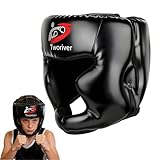 Boxing Headgear 1 Pack, Adjustable MMA Headgear for Adult Men & Kids, Closed-Type Boxing Helmet, Sparring...
