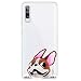 Produktbild Jinghuash Kompatibel mit Galaxy A70 Hülle,Transparent TPU Silikon mit Muster Schutzhülle Ultra Dünn Durchsichtig Stoßfest Bumper Handyhülle Tasche Case Kompatibel mit Galaxy A70-Yoga-Rosa hund