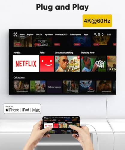 Câble Type-C vers HDMI anti-latence pour MacBook et iPad - 2