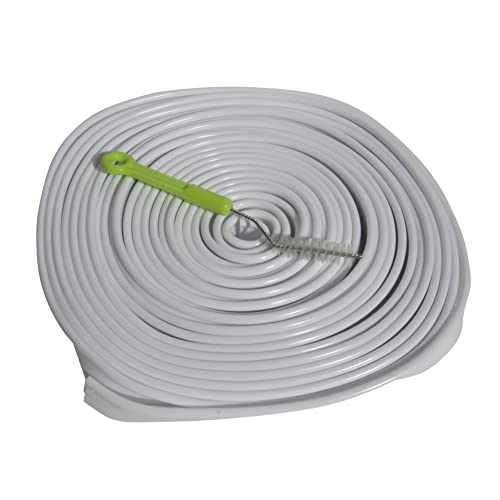 SecureFix Direct Awning Rail Protector And Brush 12m (Caravan Motorhome Universal Keder) White
