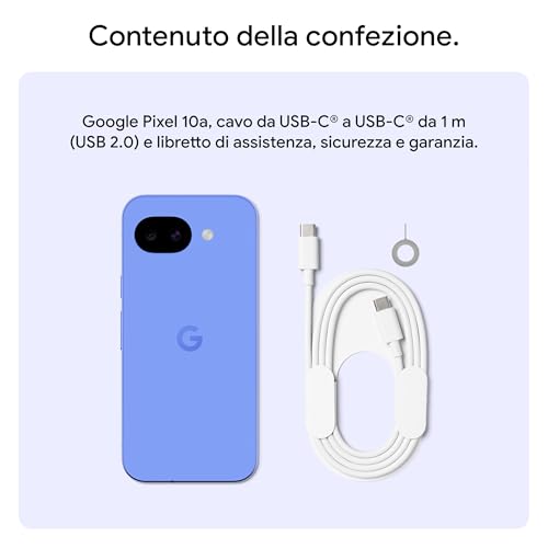 Pixel 10a - 7 anni di Pixel Drops, oltre 30 ore di autonomia, Guida fotografica, Gemini Live, Sicurezza Pixel - Nero ossidiana, 128GB - Smartphone - Immagine 9
