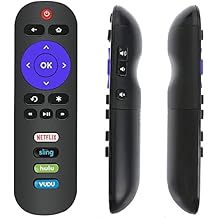 Remote fit for TCL Roku TV Smart TV RC280 32S3850 32S3700 40FS3850 50FS3800 50FS3850 40FS3800 48FS3700 32S3800 55FS3700 48FS4610R 32S3850A 40FS4610R 55FS4610R with ETFLIX Sling HULU VUDU Keys