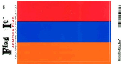 Armenia Heavy Duty Vinyl Bumper Sticker (3 X 5 Inches) #TOP7