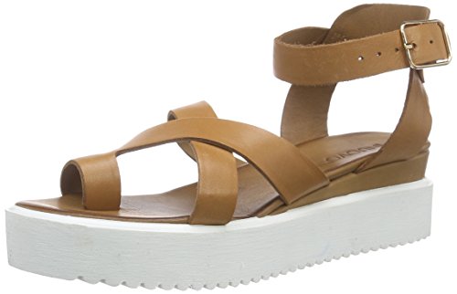 Inuovo 6079, Scarpe col Tacco con Cinturino a T