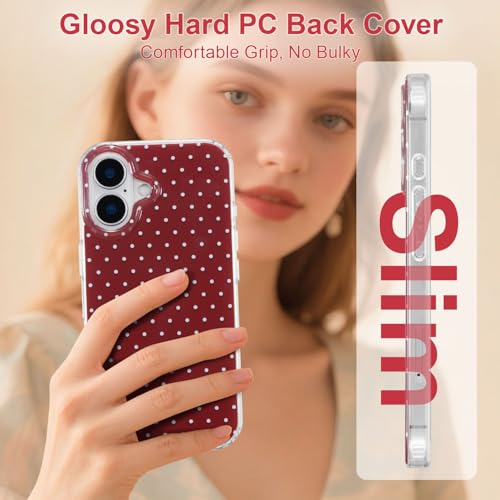 Coque iPhone 16 Plus esthétique étui brillant idée cadeau fille - 5