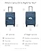 LUGGEX Carry On Luggage Top Opening, FLA Aluminum Frame Trunk Style luggage, Polycarbonate Hard Shell Suitcase (FX, Blue, 20 Inch, 38L)