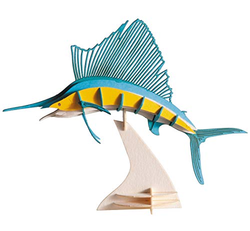 Fridolin 11660 Modèle en papier 3D - Motif poisson-voile