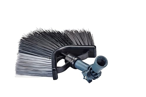 Neustanlo | Eckbesen Set 4 m | Spinnenfeger Dreiecksbesen mit Teleskopstiel | farblich Sortiert | ideal zur Reinigung von hohen Decken und Ecken