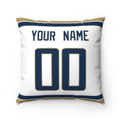 Image of ANTKING Throw Pillow 2 Pack Custom Any Name and Number Personalized Gift for Men Women Boys