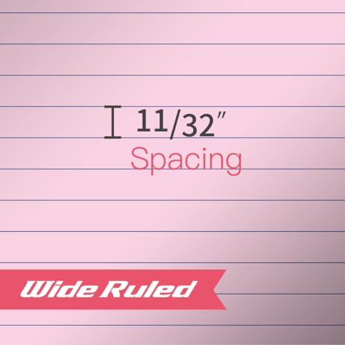 KAISA Pink Legal Pads: 20lb Heavy Weight Writing Tablets