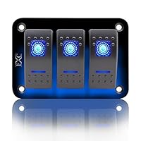 Algopix Similar Product 19 - FXC Rocker Switch Aluminum Panel 3 Gang