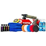 Chemical Guys BUF_209XMAX TORQX Random Polisher Kit with Towels, Pads, Pad Cleaner & Conditioner, Polishes & Compounds (17 Items)