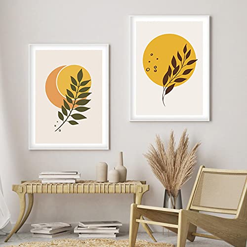 Soleil Lune Feuilles Boho pour instaurer une ambiance zen et poétique chez soi