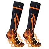 Beheizbare Socken,5V/5000mAh Elektrische Beheizte Socken Damen Herren...