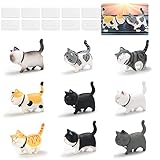 🐈【9 verschiedene Hautfarben】 Das Set hat insgesamt 9 Stück dekorative Katzen, jede hat eine andere Hautfarbe. Sie sind genug, um Ihre Bedürfnisse zu erfüllen. Die Autodekorationskatze ist exquisit in der Verarbeitung und niedlich im Ausdruck. Es ist ein guter Fahrbegleiter, der Ihre Müdigkeit richtig lindern und Sie während der Fahrt fröhlich machen kann