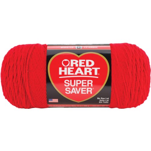 Red Heart Super Saver Jumbo Yarn, Cherry Red by Red Heart - Image 2