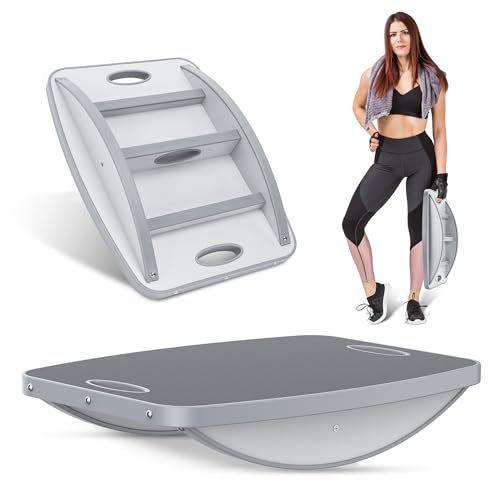 Advanced Wood Balance Board, Portable Non-Slip 500lbs