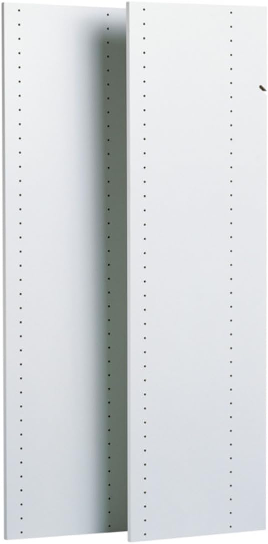 Easy Track Closet & Pantry Systems 72" Vertical Panels (2 Pack) Storage, White