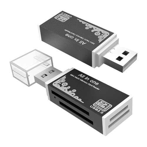Bilgisayar, Xspring SD Kart Okuyucu, 4 Kart Yuvalı 2 set SD Kart Okuyucu, Geniş Uyumlu Yüksek Hızlı Sd - USB Adaptörü, PC Dizüstü için Bellek Kartı Okuyucus, USB Cihazı