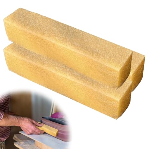 3 Stück Schleifband Reinigungsblock, 200 × 40 × 40 mm Schleifpapier Reinigungsblock, Hochwertige Naturkautschuk, Gummi Schleifpapier für die Reinigung von Schleifbänder, Schleifscheiben