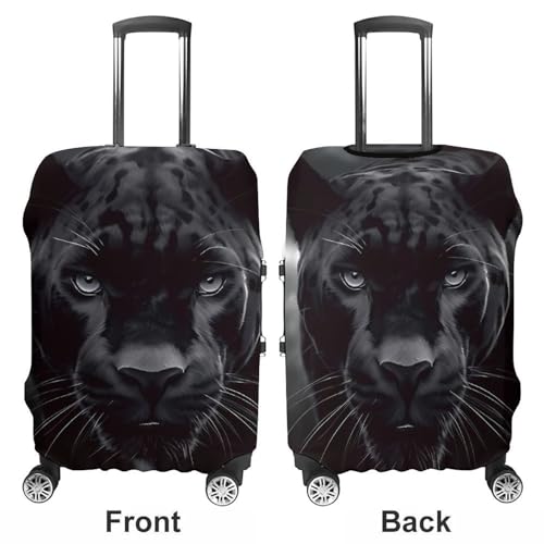 Animal Panther Luggage Cover, Washable Elastic Suitcase Cover Protector Fit 18-32 Inch Luggage3