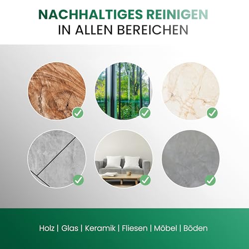 BiOHY Allzweckreiniger (2 x 1L) | Bodenreiniger Konzentrat für Parkett, Fliesen & Hartböden | Reiniger für Wischroboter… – Ansicht 3