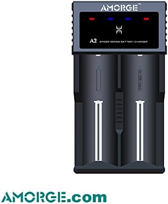 Amorge18650 26650 21700 20700 AA AAA A2 quick battery charger 2A battery charger