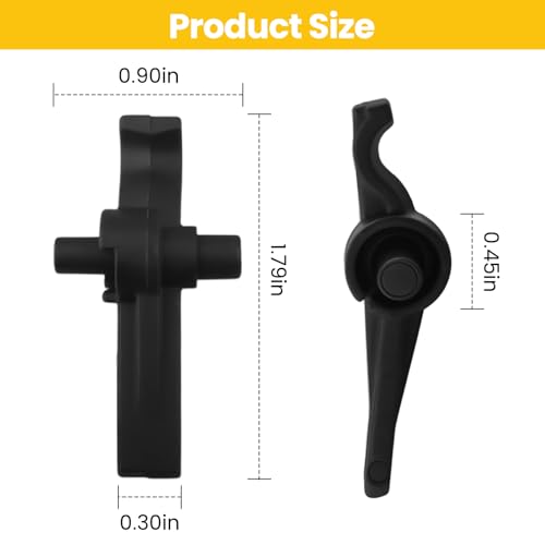 90605748 Leaf Blower Tube Clips for Dewalt DCBL720 DCBL722 DCBL770 DCBL790 Series, Impact Wrench Tube Clip for Dewalt Leaf Blower - 2 Pca - Thumbnail 2