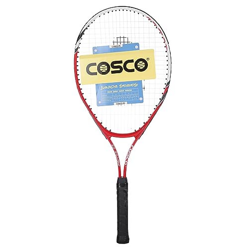 Image of Cosco Drive 25 Aluminium Tennis Racquet - Red & Black