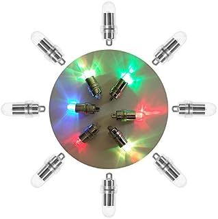 SumDirect 24Pcs Color Changing Led Mini Lights,Waterproof Submersible Flashing Lights for Paper Lantern