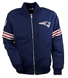 england jacket Material: 100% Polyester. New Era - New England Patriots - Team Apparel Bomberjacket - Arm Rings - Navy - L