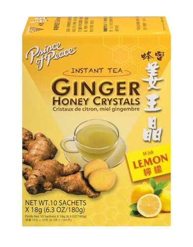 Prince of Peace Ginger & Lemon Honey Crystals (18g x