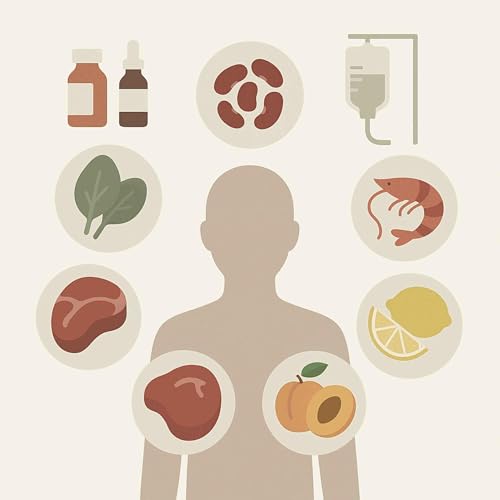 3124: Iron Deficiency Anemia - Iron Supplements and Iron Injections or Intravenous IV Infusions Podcast Por arte de portada