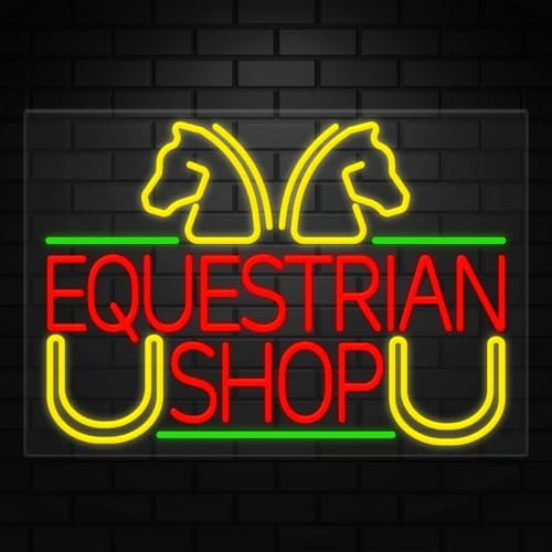 Equestrian Neon Sign, LED Flex, 36